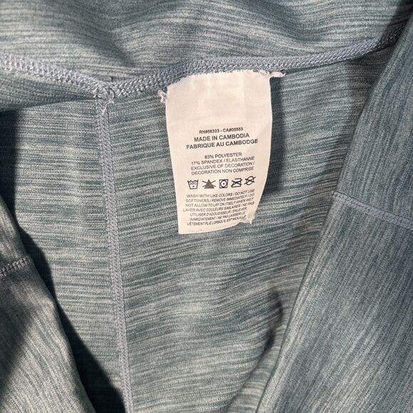 Nike Leggings Women’s Size 3X Dri Fit Heather Blue Ankle Yoga Compression - Picture 12 of 13